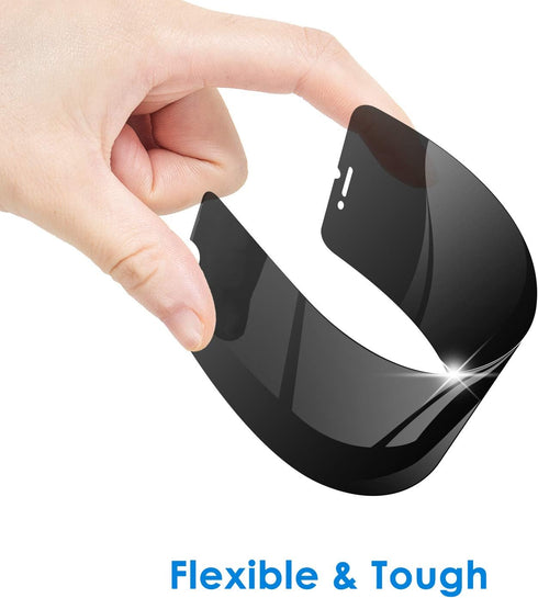 JETech Privacy Screen Protector for iPhone SE 3 (2022 3rd Edition) 4.7-Inch, Anti Spy Tempered Glass Film, Case Friendly, 2-Pack......